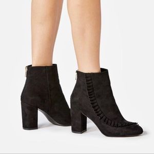 JustFab Stacie Bootie Black Size 9‎
